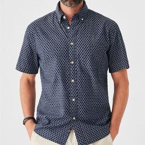 Faherty Men’s Short Sleeve Playa Shirt XL